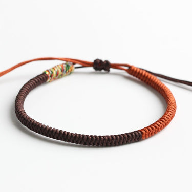 Tibetan Hand knotted 'DHARMA' Blessed Bracelet